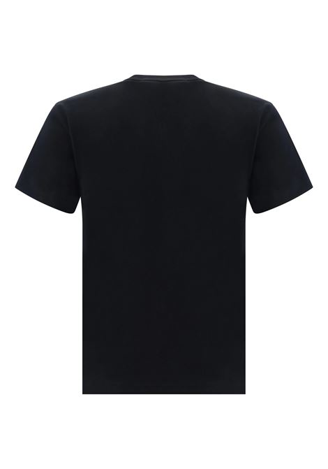 embroied logo t-shirt unisex black COMME DES GARÇONS PLAY | AX-T108-0511